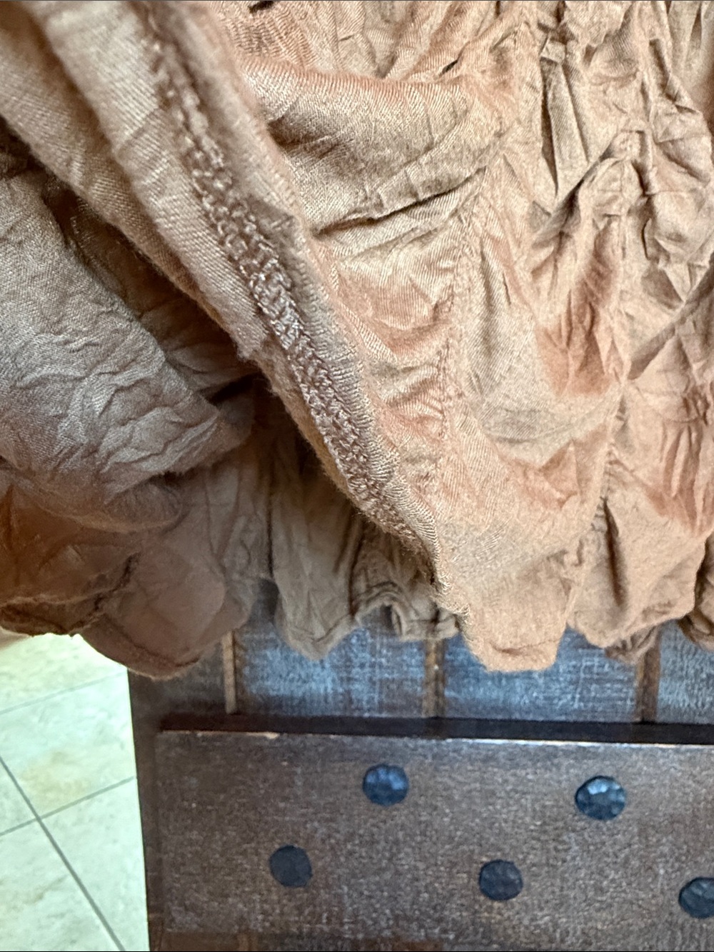 Surrealist ruched maxi skirt womens size small textured crinkled may fit XS - Picture 6 of 7